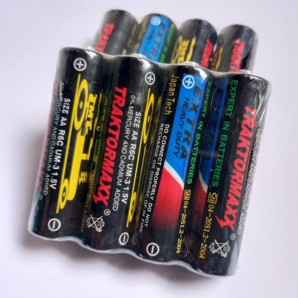 batre AA trektormax batre mainan batre jam dinding harga untuk 4 pcs batre A2 asli