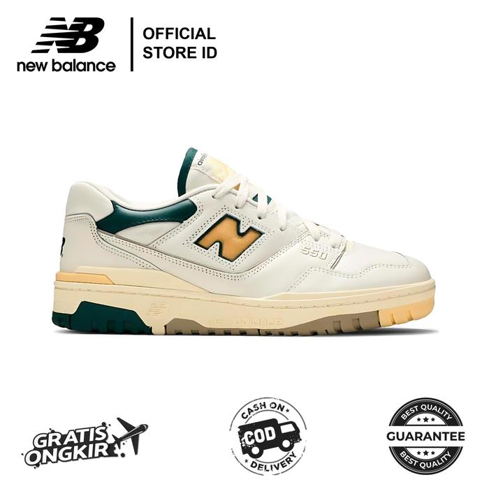 SEPATU NB NEW BALANCE 550 NATURAL GREEN WHITE YELLOW