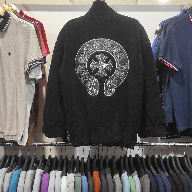 Jaket chrome hearts sherpa second original
