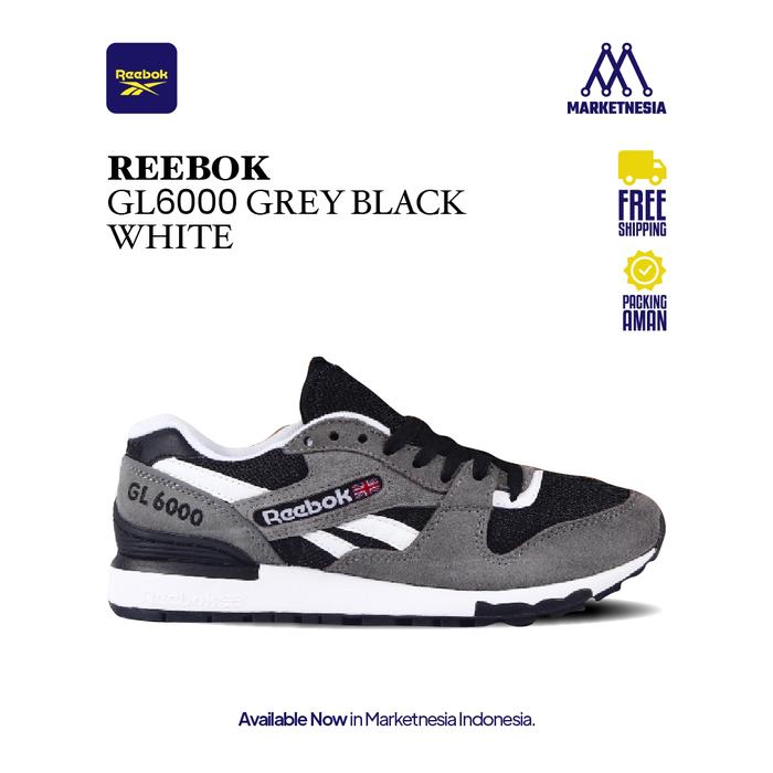 Reebok Gl6000 Grey Black White 100% Original BNIB