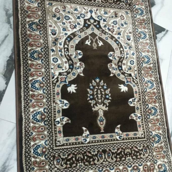 KARPET SAJADAH IMAM TURKI MERK FATIH SUPER TEBAL SIZE 80X120 terlaris
