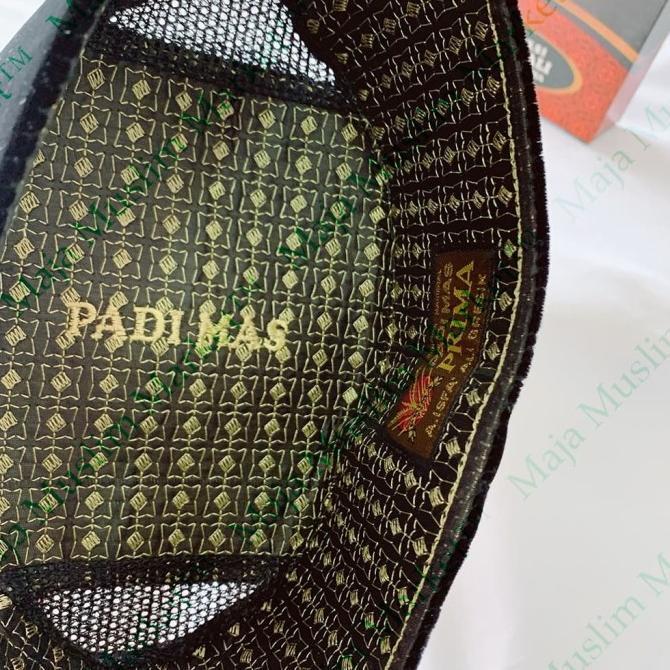 Peci Songkok Kopiah - Ac Exclusive Hitam Polos Tinggi 8 Cm - Padi Mas