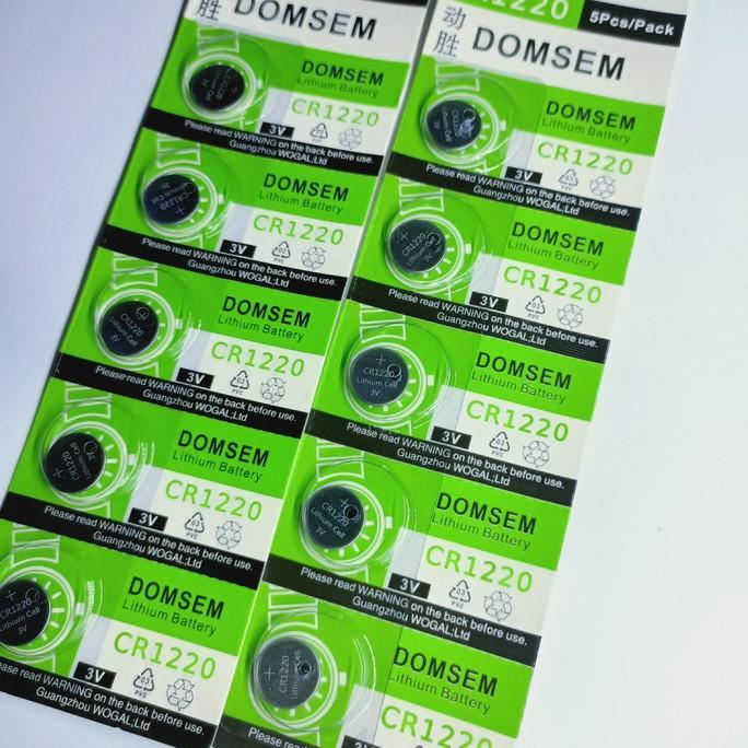 batre battery domsem CR1220 lithium batre murah batre jam batre jam tangan batre lampu batre mainan