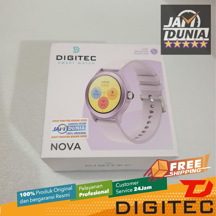 JAM WANITA DIGITEC ORIGINAL SMARTWATCH DIGITEC NOVA PURPLE DIGITEC