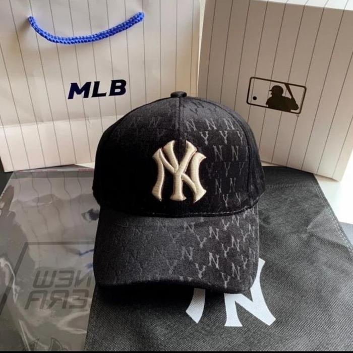 TOPI BASEBALL CAP NY YANKEES SUEDE MONOGRAM