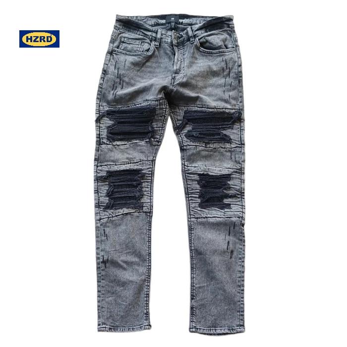 celana bikers hnm button fly Stretch second CL-021