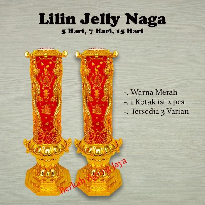 Lilin Jelly Imlek Naga Emas 5 hari, 7 hari, 15 hari