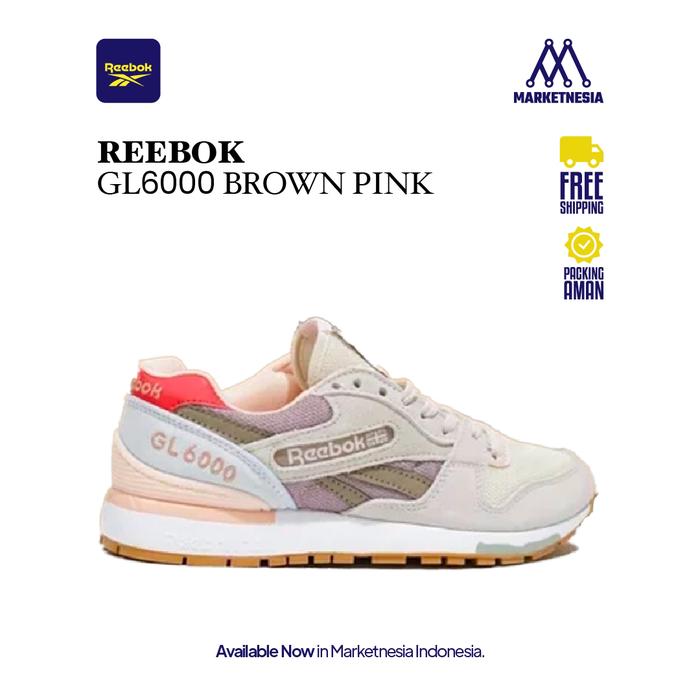 Reebok Gl6000 Brown Pink 100% Original BNIB