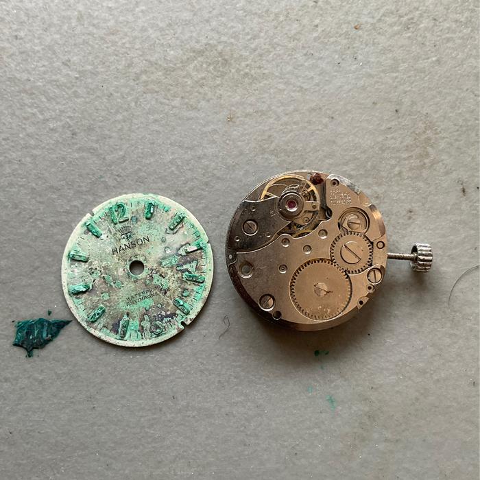 Mesin Jam Tangan Pria Hanson Jadul Vintage