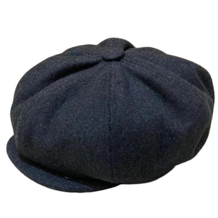 Topi Newsboy Classic / Newsboy Cap Wool Super Grey Series