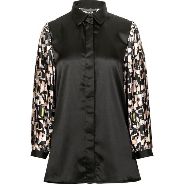 BUTTONSCARVES Mindy Pleated Shirt - Caviar