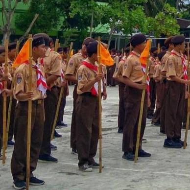 Tongkat pramuka/tongkat pramuka kayu/tongkat pramuka polos