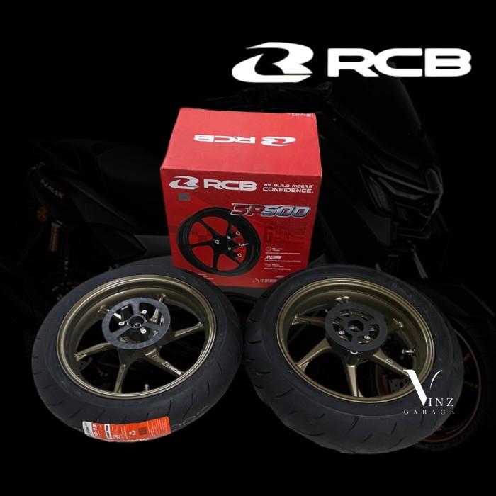 Velg RCB Nmax Turbo Nmax New Set Ban Maxxis Depan Belakang // Velg Nmax Turbo RCB SP500 Dark Bronze