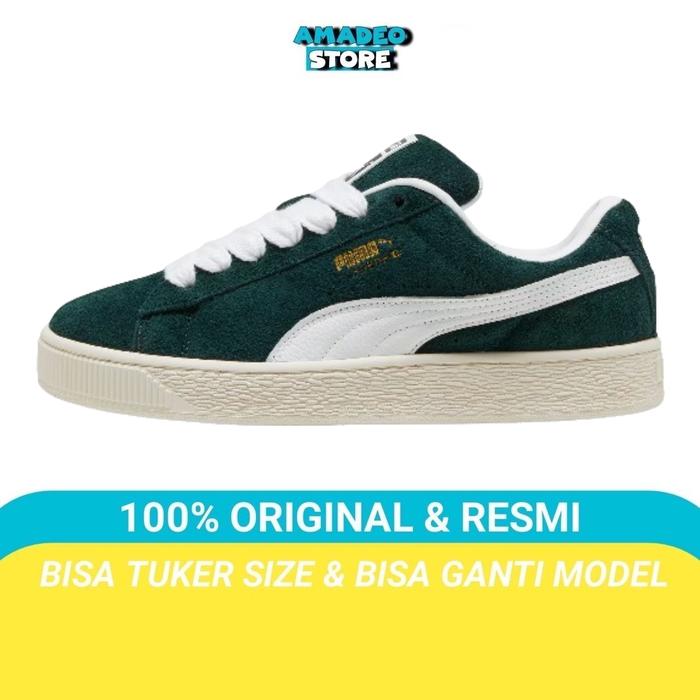 Sepatu Sneakers Puma Classic Suede XL Hairy Green 397241_02 Original