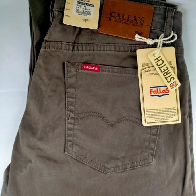 Celana Fallas Bahan Kanvas Strecth/Melar Original Best Seller