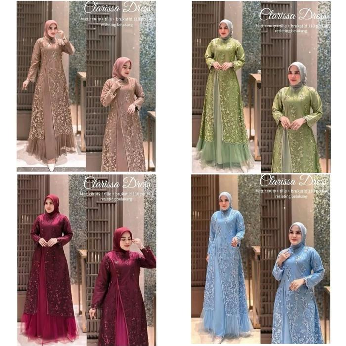 shena maxy lacey dress/gamis brukat renda cantik/longdress lacey hijab