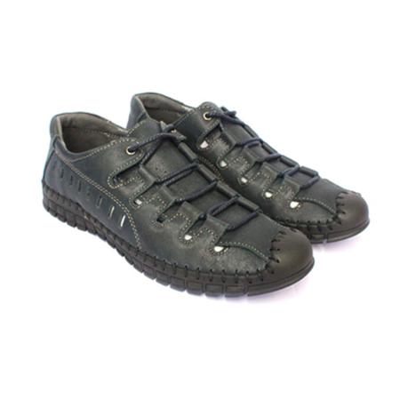 Rohde Men 5606 Sepatu Casual Pria Warna Navy Original Kulit Asli