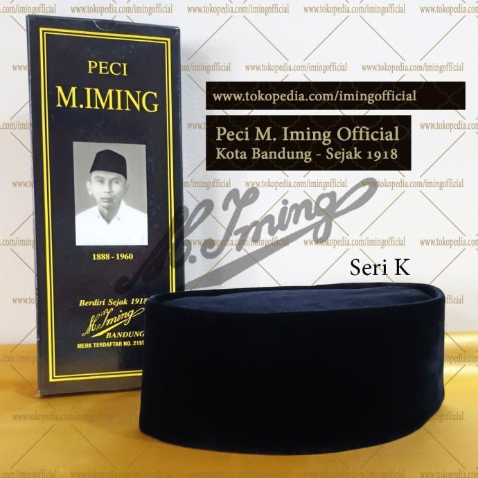 Peci M. Iming Original - Peci Polos Seri K