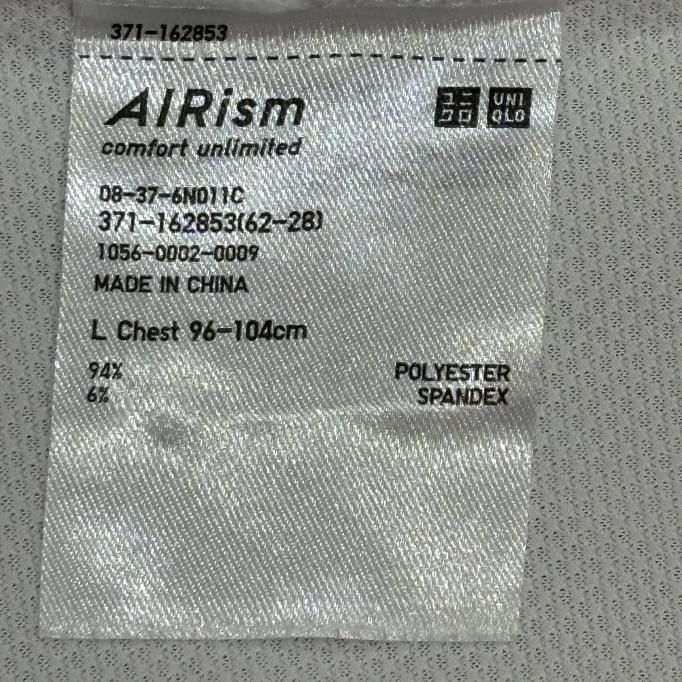 Terlaris Uniqlo Airism anti odor mesh tank top ukuran L High Quality