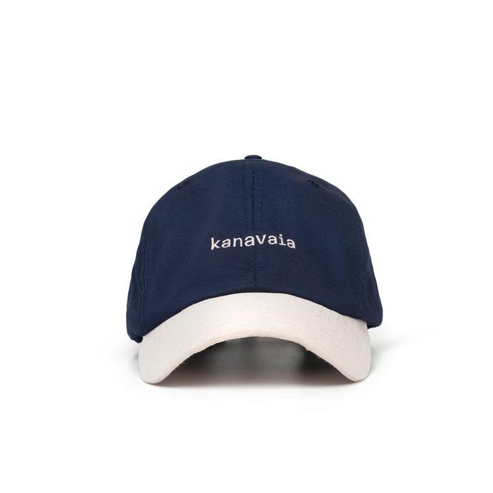 Kanavaia Drill Cap in Navy Blue / Cream