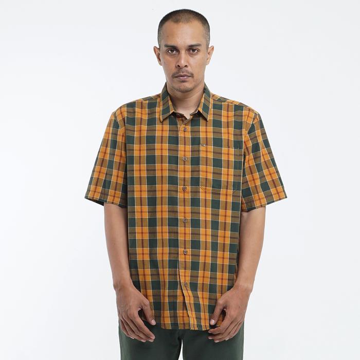 Kemeja Original MGEE - Kemeja Kasual Lengan Pendek Pria Original MGEE Alto CKKR 164 Mustard