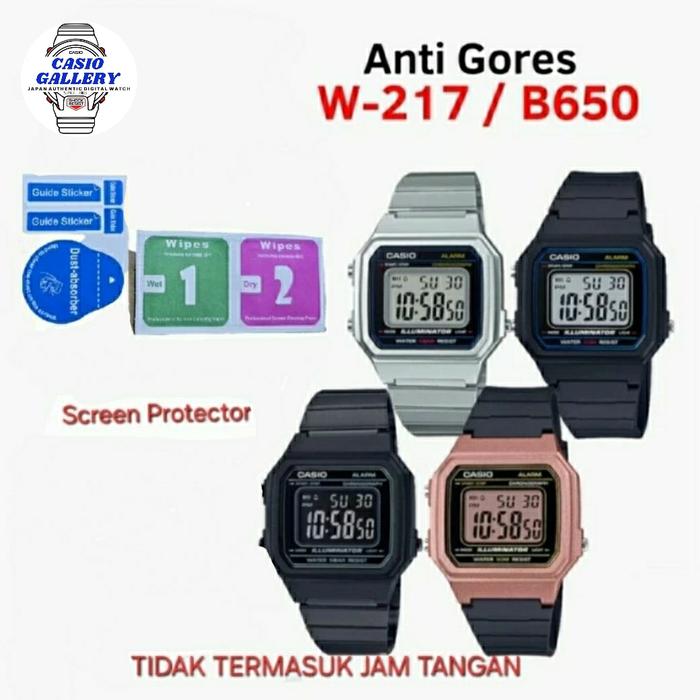 Antigores Jam Tangan Casio W-217 / B650