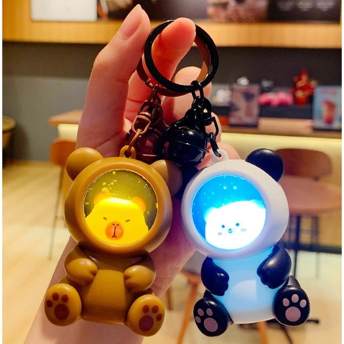 Cute Teddy Bear Gantungan Kunci Tas Keychain Ganci