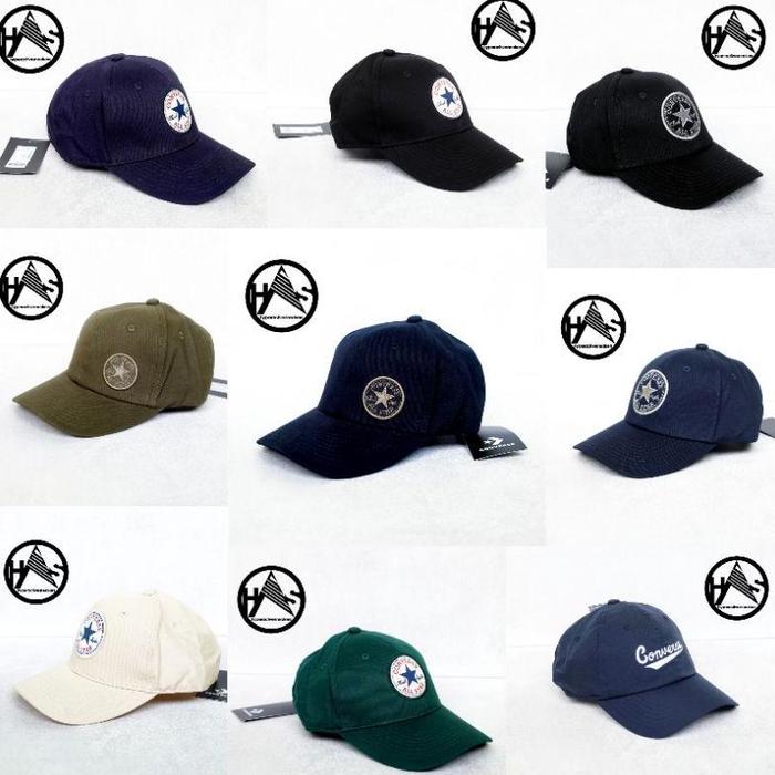 TOPI CONVERSE CHUCK TAYLOR PATCH BASEBALL CAP CAPS BNWT ORIGINAL PT MAP