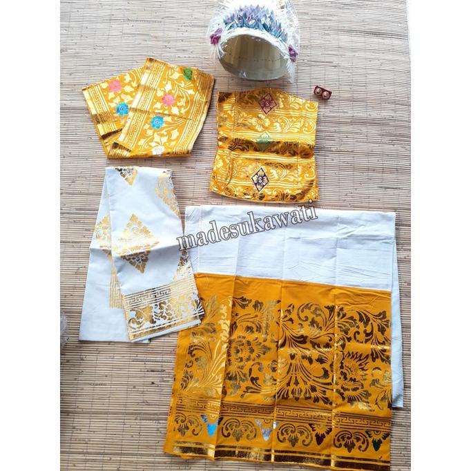 READY STOCK KOSTUM PAKAIAN BUSANA TARI REJANG DEWA KAIN METRIS