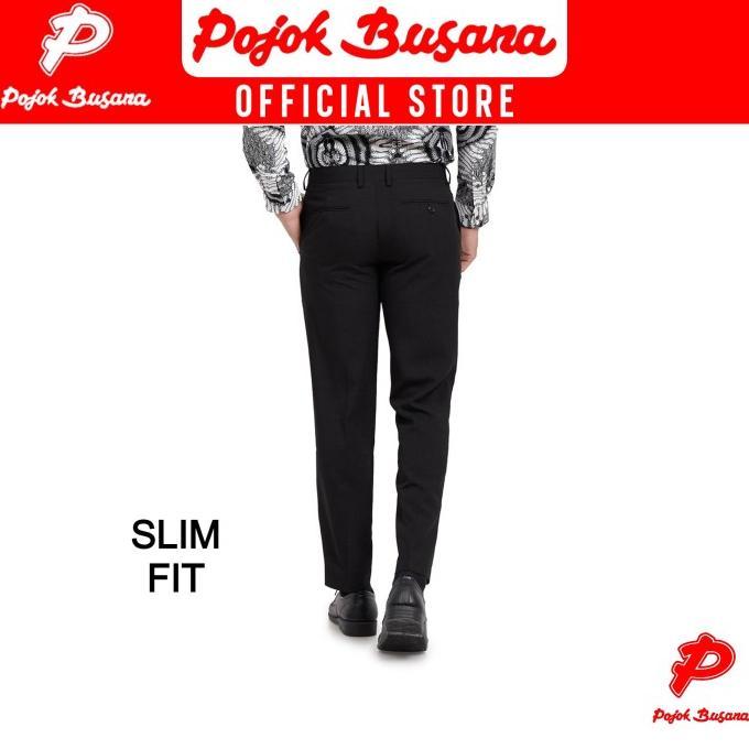 Pojok Busana Celana Panjang Formal Alisan Slim Fit Pria Original Best Seller