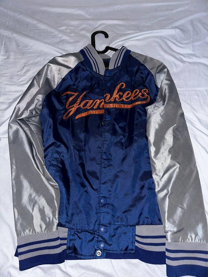 MLB VARSITY JACKET PRELOVED BLUE