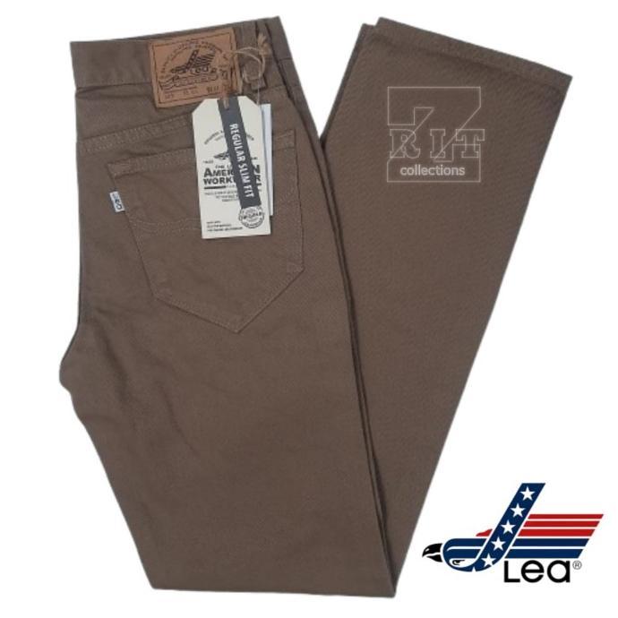 Lea Jeans Original Bottom Twill 605 73 01 18 Model Reguler Slim Original Best Seller
