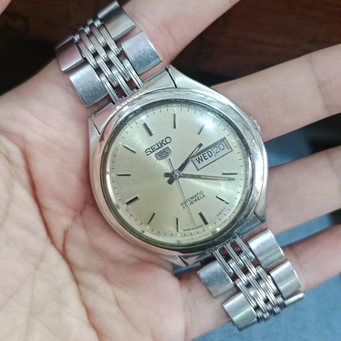 jam tangan seiko 6319-8140/seiko 5 automatic original japan bekas.