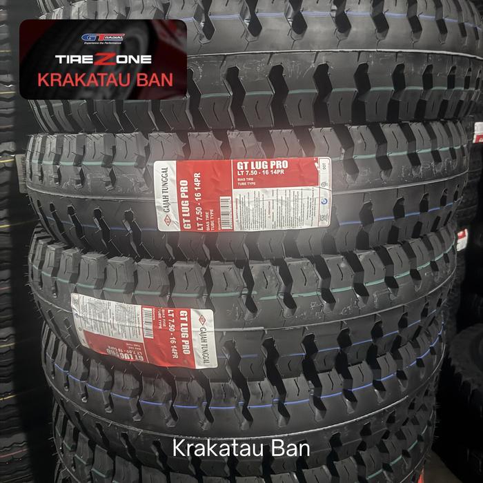 Ban truck 750 16 GT Lug Pro Gajah Tunggal 7.50 R16 ban truk 7.50-16 Ban Luar saja 14ply