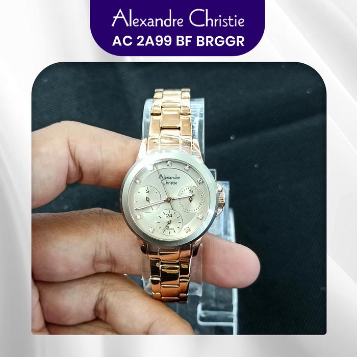 Jam Tangan Wanita Alexandre Christie AC 2A99 BF BRGGR Original Resmi