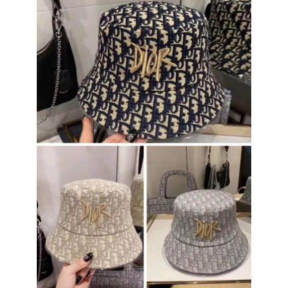 New link !!!Topi Bucket kanvas bordir Dior Import
