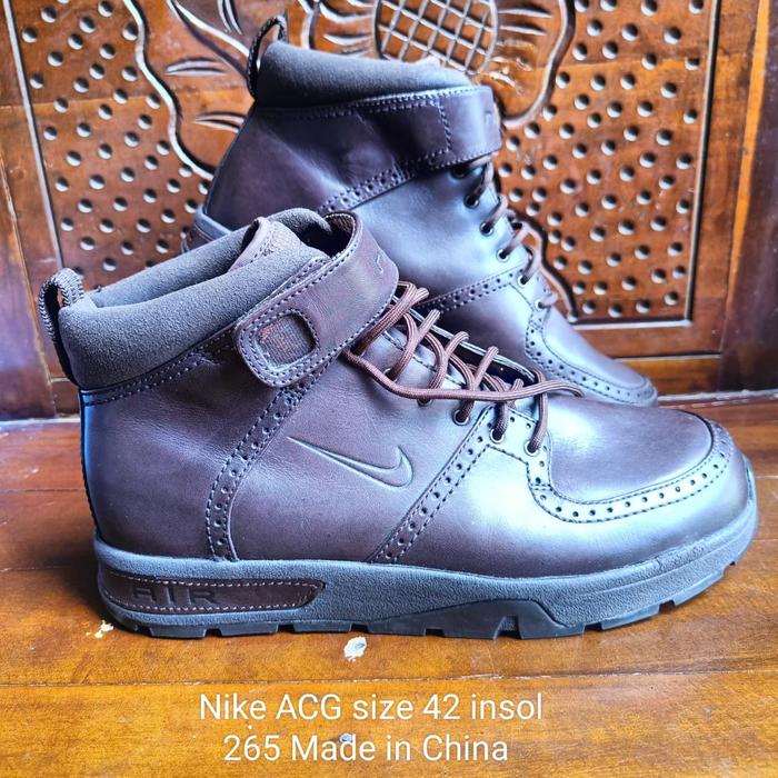 Nike Air Approach Sepatu Kets Kulit Coklat original second
