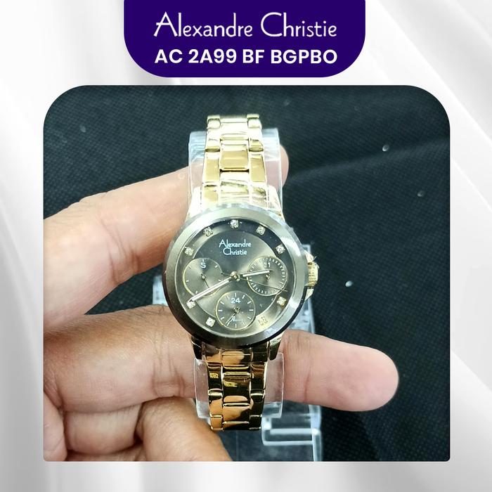 Jam Tangan Wanita Alexandre Christie AC 2A99 BF BGPBO Original Resmi