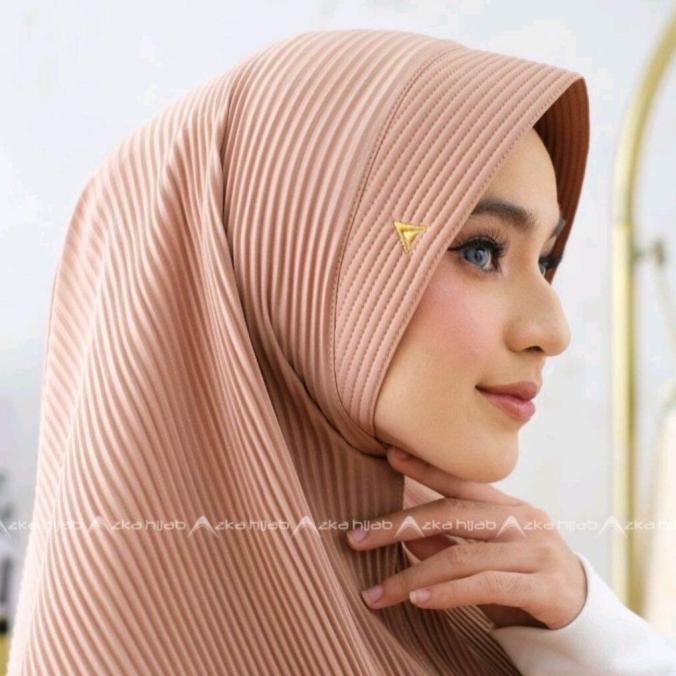 hijab instan bergo plisket maryam jersey premium ori by Azka trend2021