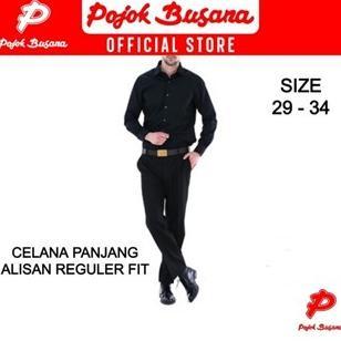 Pojok Busana Celana Panjang Formal Alisan Reguler Fit Pria Original Best Seller