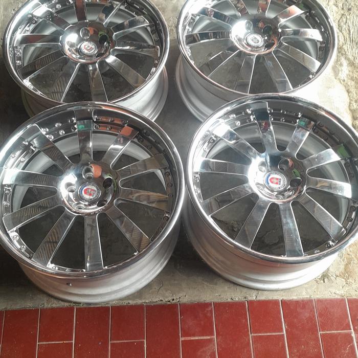 Velg Orginal HRE R20 pcd 5*112/114.3 lebar 8,5/9,5 et35/38 made in usa...4pcs