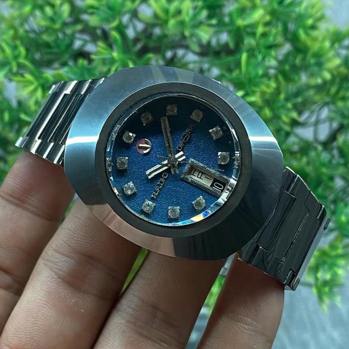 Rado Diastar Day Date Blue & Diamond Dial Automatic 35mm