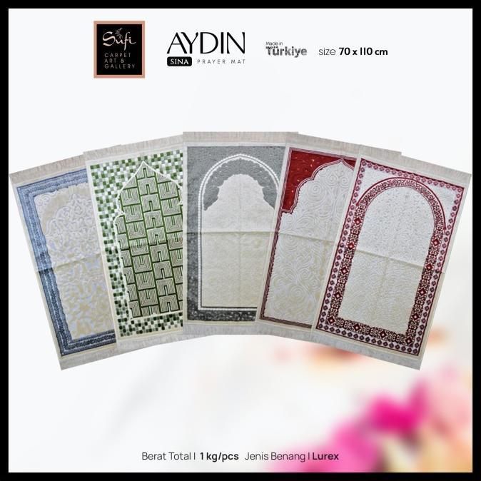 (STR) Sajadah Lipat Turki Halus Aydin Sina 70x110 Cm