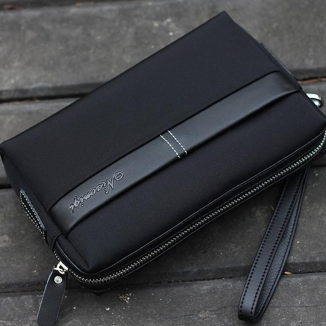 Terlaris Tas Tangan Clutch Handbag Pria Pounch Bag(Q1P7) Dompet Waterproof Promo Tas Tangan Hand Bag
