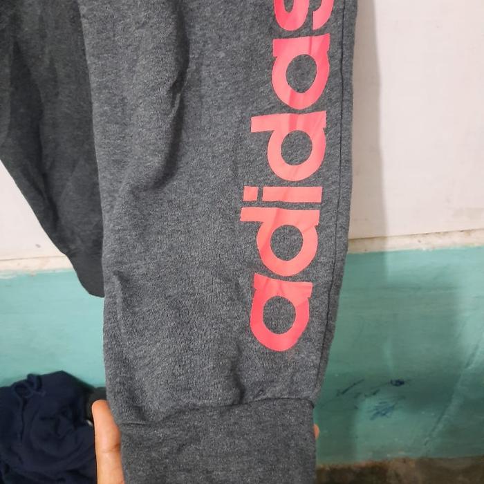 JOGGER PANTS SELUTUT ADIDAS ABU TUA MADE IN CAMBODIA