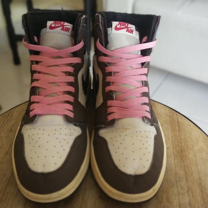 NIKE AJ 1 HIGH X TRAVIS SCOOT DARK MOCCA
