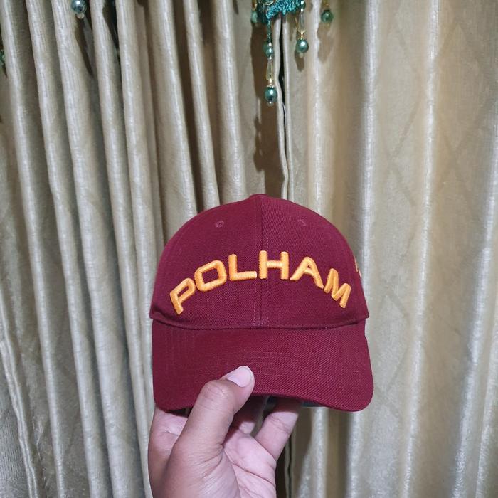 topi polham marun original