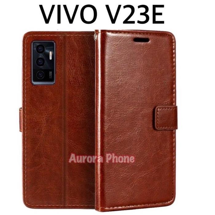 Terlaris Flip Case Vivo V23E Dompet Wallet Cassing Vivo V23e Flip Cover Vivo V23e