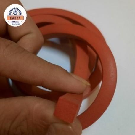 Lis sponge sisicone/ sponge silicone kotak ukuran 5 mm x 10 mm x 1 meter