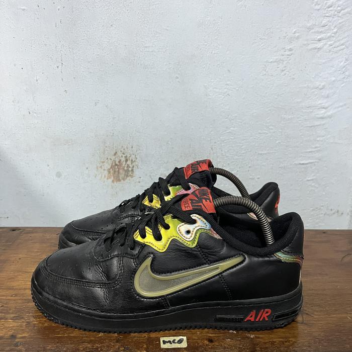 Sepatu second branded nike af1 react blue racer crimson size 42